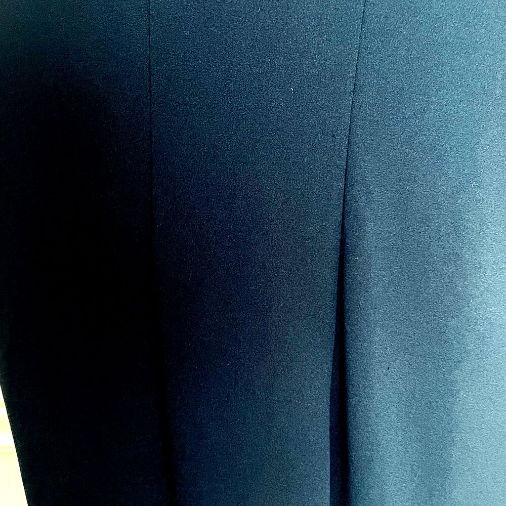 Banana Republic Dress XL Tall Blue Twist Front Sheath - Picture 4 of 9